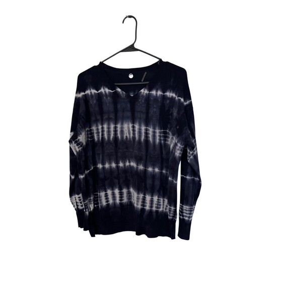 Womens Margaret O’Leary Sweater Blue Vneck - Picture 3 of 10